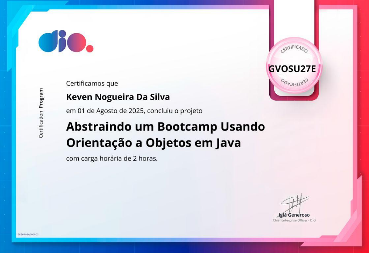 Certificado Estruturas de Controle